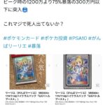 【悲報】ポケモンカードのリーリエさん、僅か1ヶ月で1200万円→300万円に大暴落！！