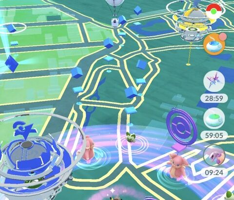 【ポケモンGO】タブンネの巣で約3時間あくうせつだんを使用…！