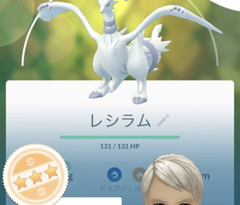 【ポケモンGO】この中で1匹フル強化するなら？「レシラム100、グラードン100、カイオーガFEF」