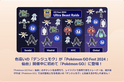 【ポケモンGO】GOフェス2024の気になる星５レイド「？？？」