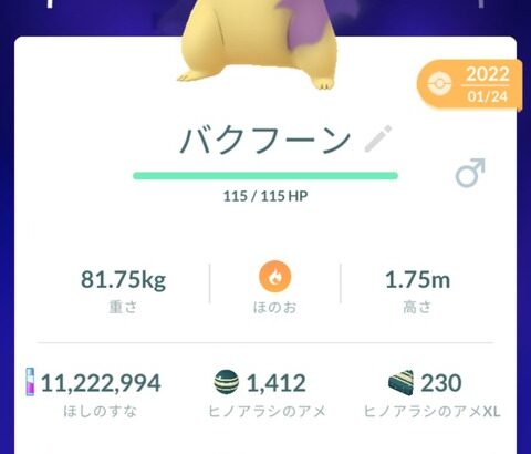 【ポケモンGO】バクフーンをPvP運用するならシャドウがオススメ！