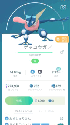 【ポケモンGO】ゲッコウガの目が飛び出るんだがおま感？他にもバグったポケモンが