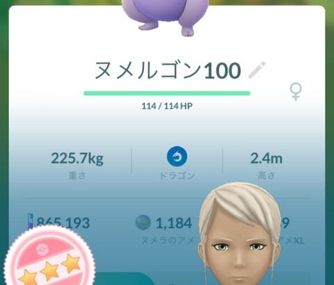 【ポケモンGO】ヌメルゴン、マスプレでついに本領発揮、環境トップのギャラドスにピンポイントで雷パンチ