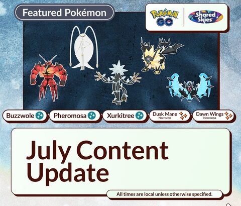 【ポケモンGO】７月の予定が公式発表！毎日レイドアワー週も登場！