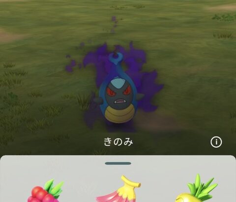 【ポケモンGO】ゲッチャレの木の実を選ぶUIが微妙に変化！！