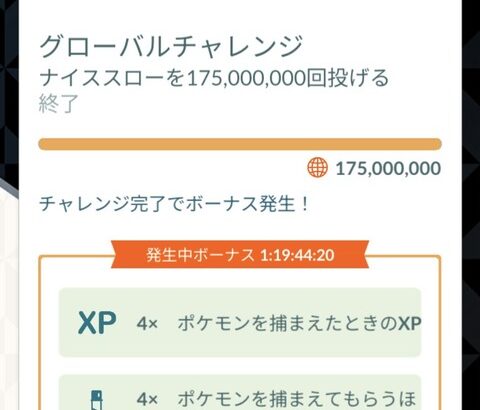 【ポケモンGO】グロチャレの数字急に増えたけど神の力？コミュデイ効果で妥当？